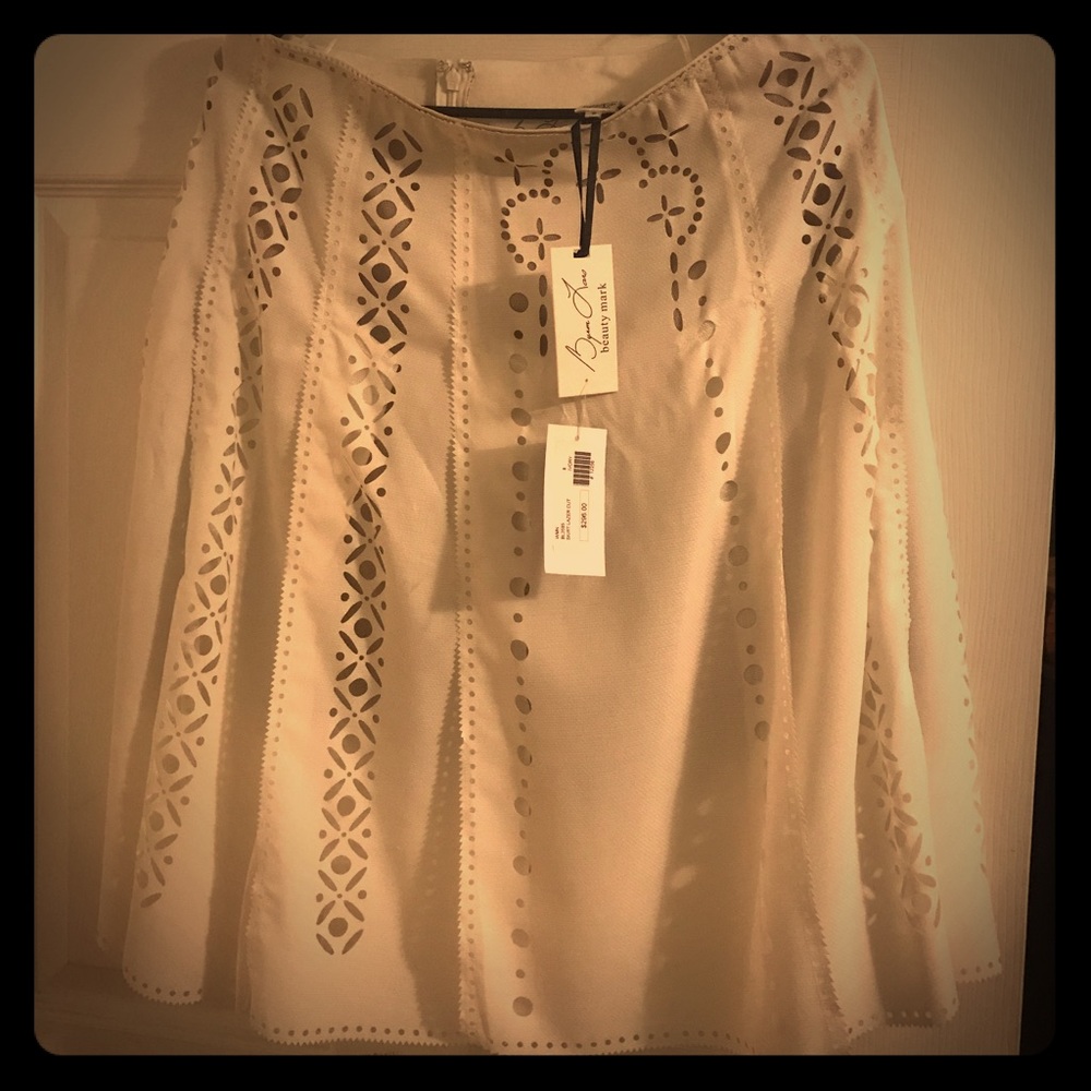 Bryan Lars Beauty Mark laser cut skirt